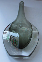 Load image into Gallery viewer, Large 1950s SWEDISH Orrefors DUSK Vase by Nils Landberg
