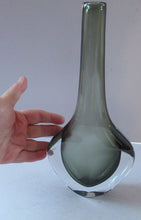 Load image into Gallery viewer, Large 1950s SWEDISH Orrefors DUSK Vase by Nils Landberg
