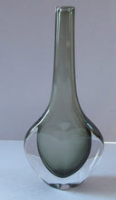 Load image into Gallery viewer, Large 1950s SWEDISH Orrefors DUSK Vase by Nils Landberg
