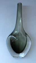 Load image into Gallery viewer, Large 1950s SWEDISH Orrefors DUSK Vase by Nils Landberg
