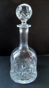 Rogaska Crystal Red Wine or Claret Decanter Queen Design 12 inches