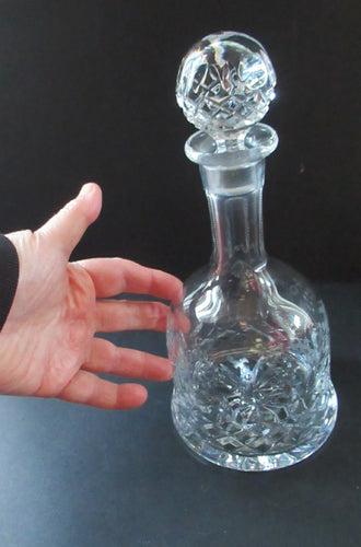  Rogaska Crystal Cordial Decanter. Queen Design 9 3/4 inches