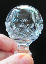 Load image into Gallery viewer,  Rogaska Crystal Cordial Decanter. Queen Design 9 3/4 inches
