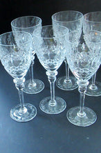 Load image into Gallery viewer, Set of Six Rogaska Long Stemmed Glasses Red Wine Crysta
