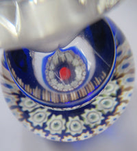 Load image into Gallery viewer, 1980s Caithness Scottish Glass Perfume Bottle Valentine&#39;s Love Heart Inclusion Millefiori
