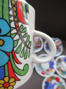 Villeroy and Boch Acapulco Full Coffee Set Vintage