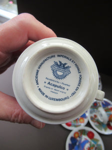 Villeroy and Boch Acapulco Full Coffee Set Vintage