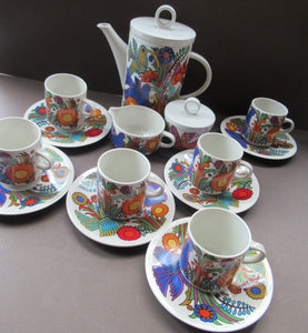 Villeroy and Boch Acapulco Full Coffee Set Vintage