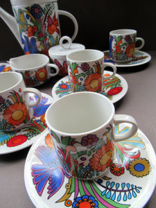 Villeroy and Boch Acapulco Full Coffee Set Vintage