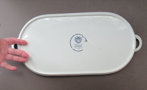 Vintage Acapulco VILLEROY & BOCH. Huge Oval Serving Dish / Platter with Handles