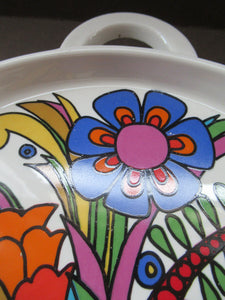 Vintage Acapulco VILLEROY & BOCH. Huge Oval Serving Dish / Platter with Handles