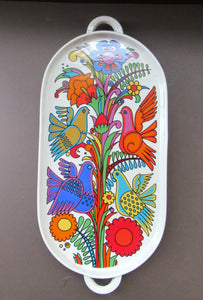 Vintage Acapulco VILLEROY & BOCH. Huge Oval Serving Dish / Platter with Handles