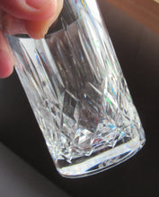 Load image into Gallery viewer, Set of Six Tall Vintage Edinburgh Crystal Whisky Glasses 1950s Appin Pattern
