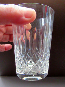 Lovely Set of SIX Vintage 1950s EDINBURGH CRYSTAL High Ball or Whisky Tumblers: APPIN PATTERN