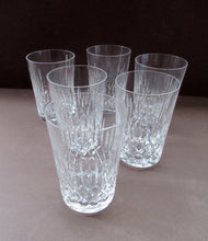 Load image into Gallery viewer, Set of Six Tall Vintage Edinburgh Crystal Whisky Glasses 1950s Appin Pattern
