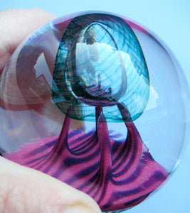 Fabulous LIMITED EDITION Scottish Caithness Glass Paperweight: Explorer by Colin Terris; 1991