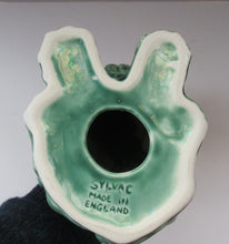Load image into Gallery viewer, Vintage Large Seated Green Sylvac Terrier 
