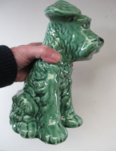 Load image into Gallery viewer, Vintage Large Seated Green Sylvac Terrier 
