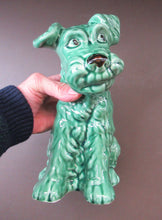 Load image into Gallery viewer, Vintage Large Seated Green Sylvac Terrier 
