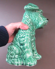 Load image into Gallery viewer, Vintage Large Seated Green Sylvac Terrier 

