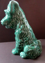 Load image into Gallery viewer, Vintage Large Seated Green Sylvac Terrier 
