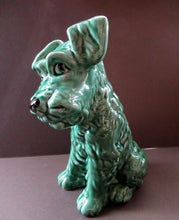 Load image into Gallery viewer, Vintage Large Seated Green Sylvac Terrier 
