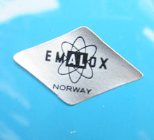 Load image into Gallery viewer, 1950s Norwegian Blue Emalox Enamel Coasters Miniature Plates
