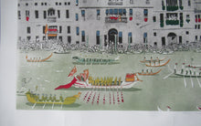 Load image into Gallery viewer, Pencil Signed Patrick Procktor Pensil Signed Lithograph Regatta Venice
