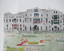 Load image into Gallery viewer, Pencil Signed Patrick Procktor Pensil Signed Lithograph Regatta Venice
