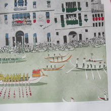 Load image into Gallery viewer, Pencil Signed Patrick Procktor Pensil Signed Lithograph Regatta Venice
