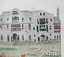 Load image into Gallery viewer, Pencil Signed Patrick Procktor Pensil Signed Lithograph Regatta Venice
