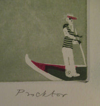 Load image into Gallery viewer, Pencil Signed Patrick Procktor Pensil Signed Lithograph Regatta Venice
