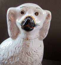 Load image into Gallery viewer, Large Staffordshire Wally Dugs Staffordshire Dogs Chimney Spaniels Victorian Antique
