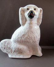 Load image into Gallery viewer, Large Staffordshire Wally Dugs Staffordshire Dogs Chimney Spaniels Victorian Antique
