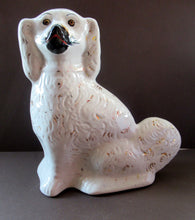 Load image into Gallery viewer, Large Staffordshire Wally Dugs Staffordshire Dogs Chimney Spaniels Victorian Antique
