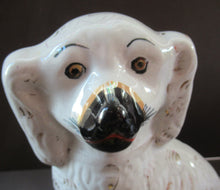 Load image into Gallery viewer, Large Staffordshire Wally Dugs Staffordshire Dogs Chimney Spaniels Victorian Antique
