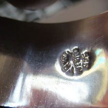 Load image into Gallery viewer, Vintage Mexican Silver Hinged Bracelet Brutalist Design
