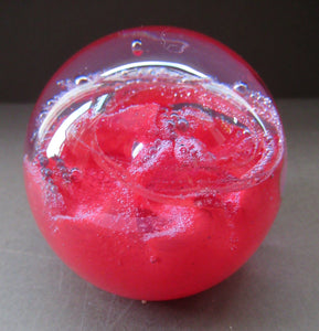 1985 Colin Terris 1980s Vintage Caithness Paperweight Infermo