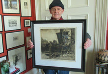 Load image into Gallery viewer, Frank Brangwyn Etching The Barge Bruges
