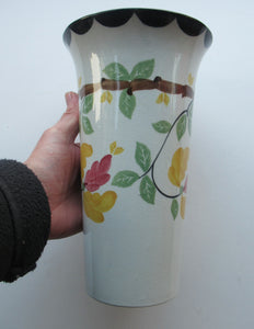SCOTTISH POTTERY. Large Size LINKS / KIRKCALDY / METHVEN Vase; c 1880s