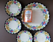 Load image into Gallery viewer, Heron Kirkcaldy Methven Pottery Five Bowls Floral Pattern
