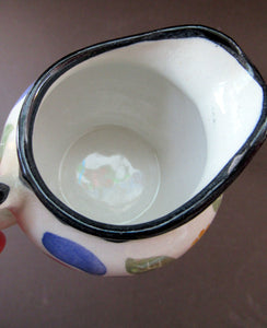 Antique Scottish Pottery Heron Methven Kirkcaldy Milk Jug Sugar Bowl