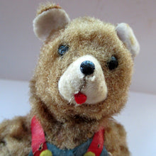 Load image into Gallery viewer, Alps 1950s Japanese Clockwork Bear Cubby Bear
