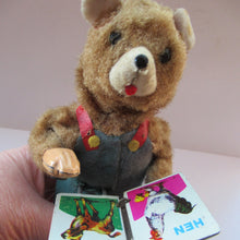 Load image into Gallery viewer, Alps 1950s Japanese Clockwork Bear Cubby Bear
