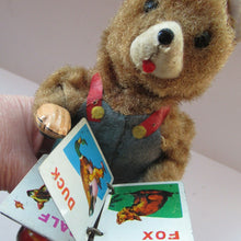 Load image into Gallery viewer, Alps 1950s Japanese Clockwork Bear Cubby Bear
