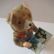 Load image into Gallery viewer, Alps 1950s Japanese Clockwork Bear Cubby Bear
