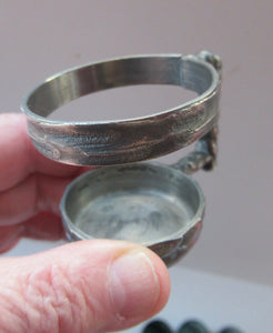 1970s Willy Johansson  Q.Ruud Pewter Shot Glasses Hadeland Glass
