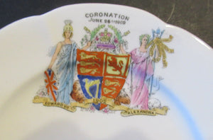 1902 Foley China Trio Coronation of Edward VII 1902