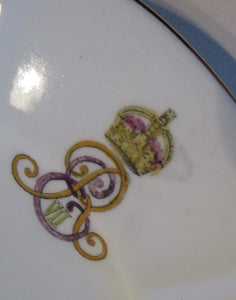 1902 Foley China Trio Coronation of Edward VII 1902