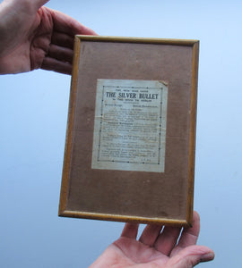 1914 WWI War Game Antique The Silver Bullet or The Road to Berlin